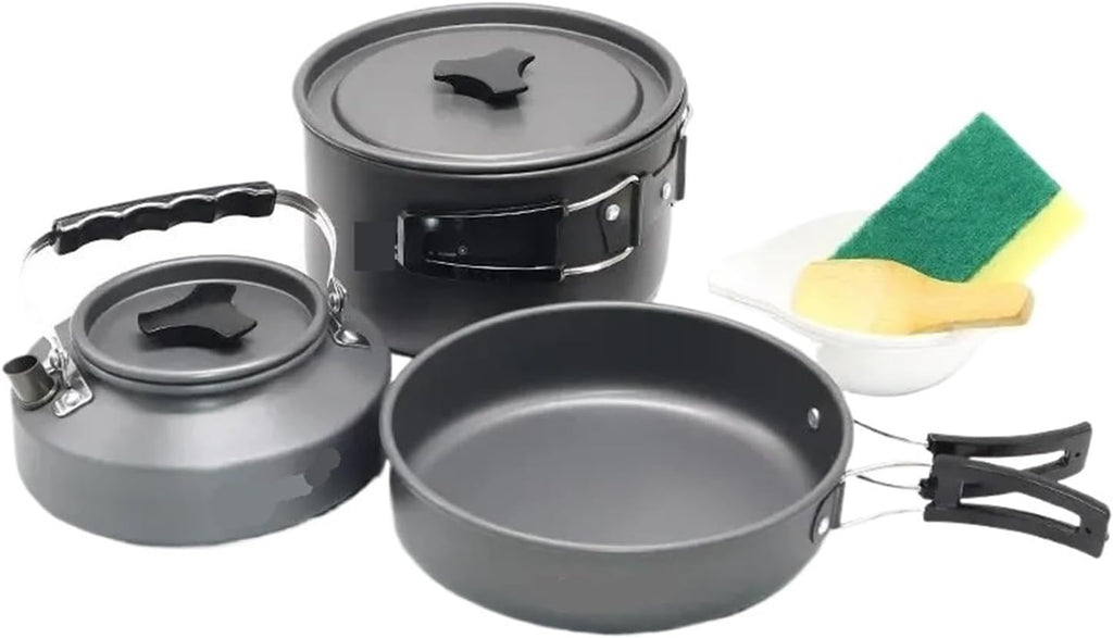 Portable Camping Cookware Set – Lightweight Outdoor Tableware