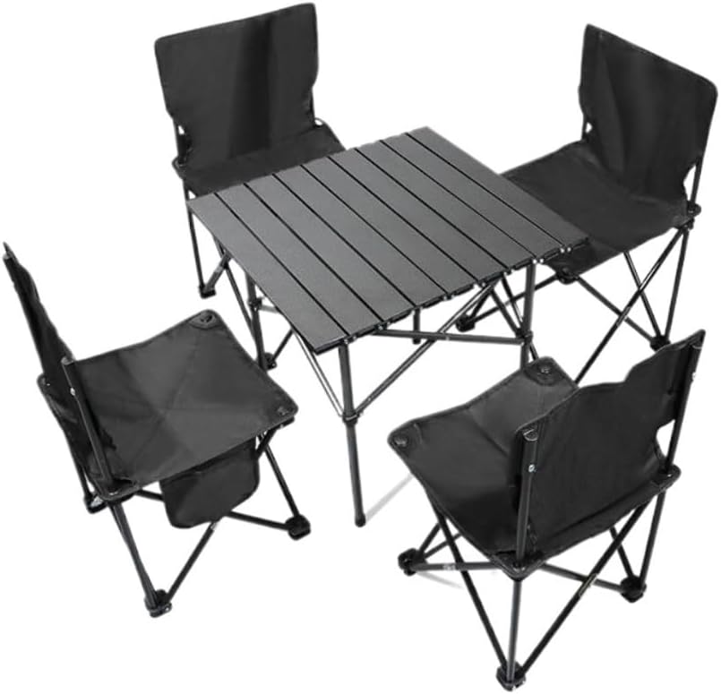 Outdoor Folding Picnic Table Set – Portable Camping Furniture