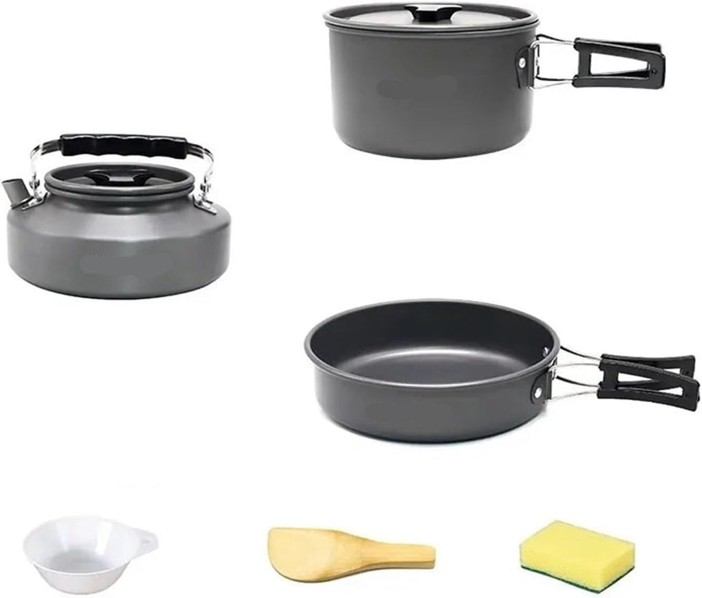 Portable Camping Cookware Set – Lightweight Outdoor Tableware