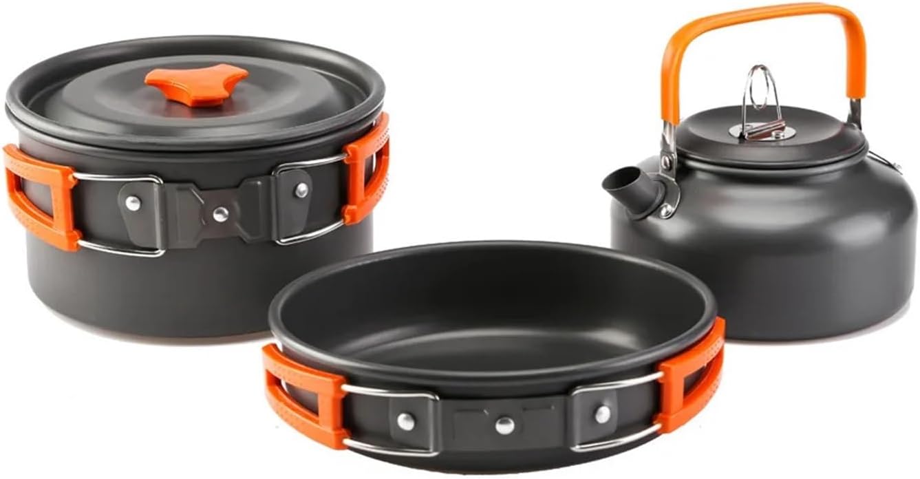 Lightweight Aluminum Camping Cookware Set – Portable Outdoor Gear