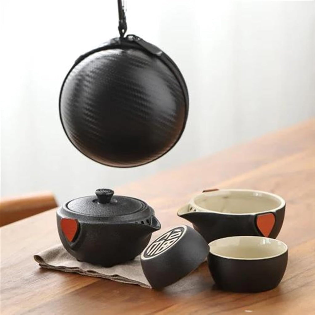 Portable Ceramic Camping Tableware Set – Outdoor Dining Gear