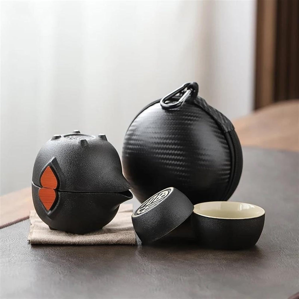 Portable Ceramic Camping Tableware Set – Outdoor Dining Gear