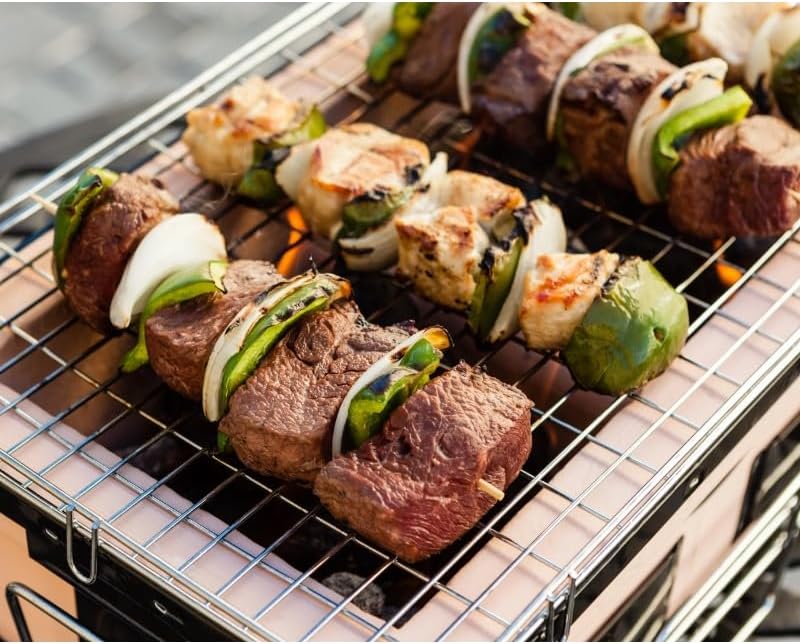 Portable Charcoal BBQ Grill – Outdoor Camping Cooking Equipment