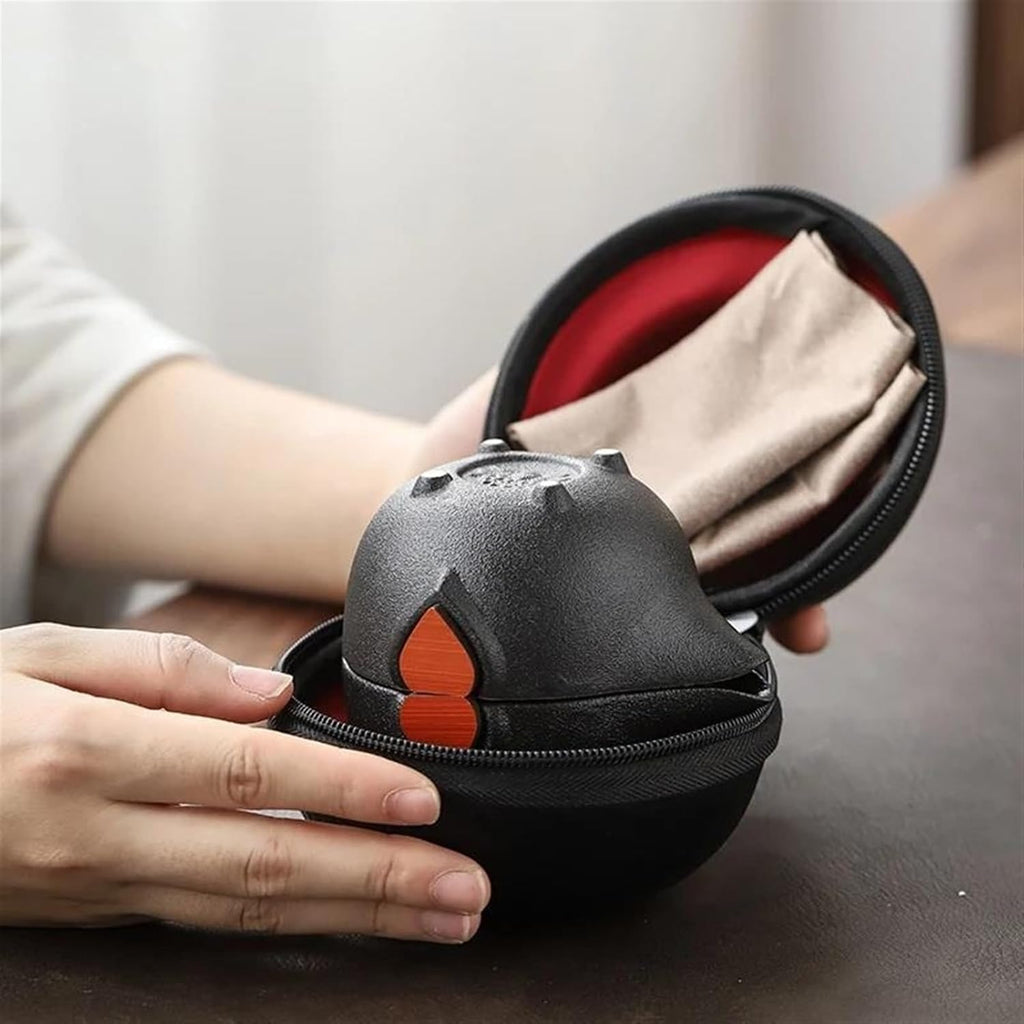 Portable Ceramic Camping Tableware Set – Outdoor Dining Gear