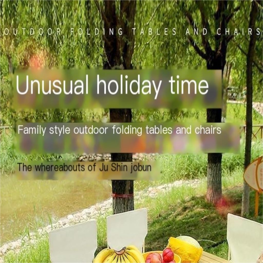 Outdoor Folding Picnic Table Set – Portable Camping Furniture
