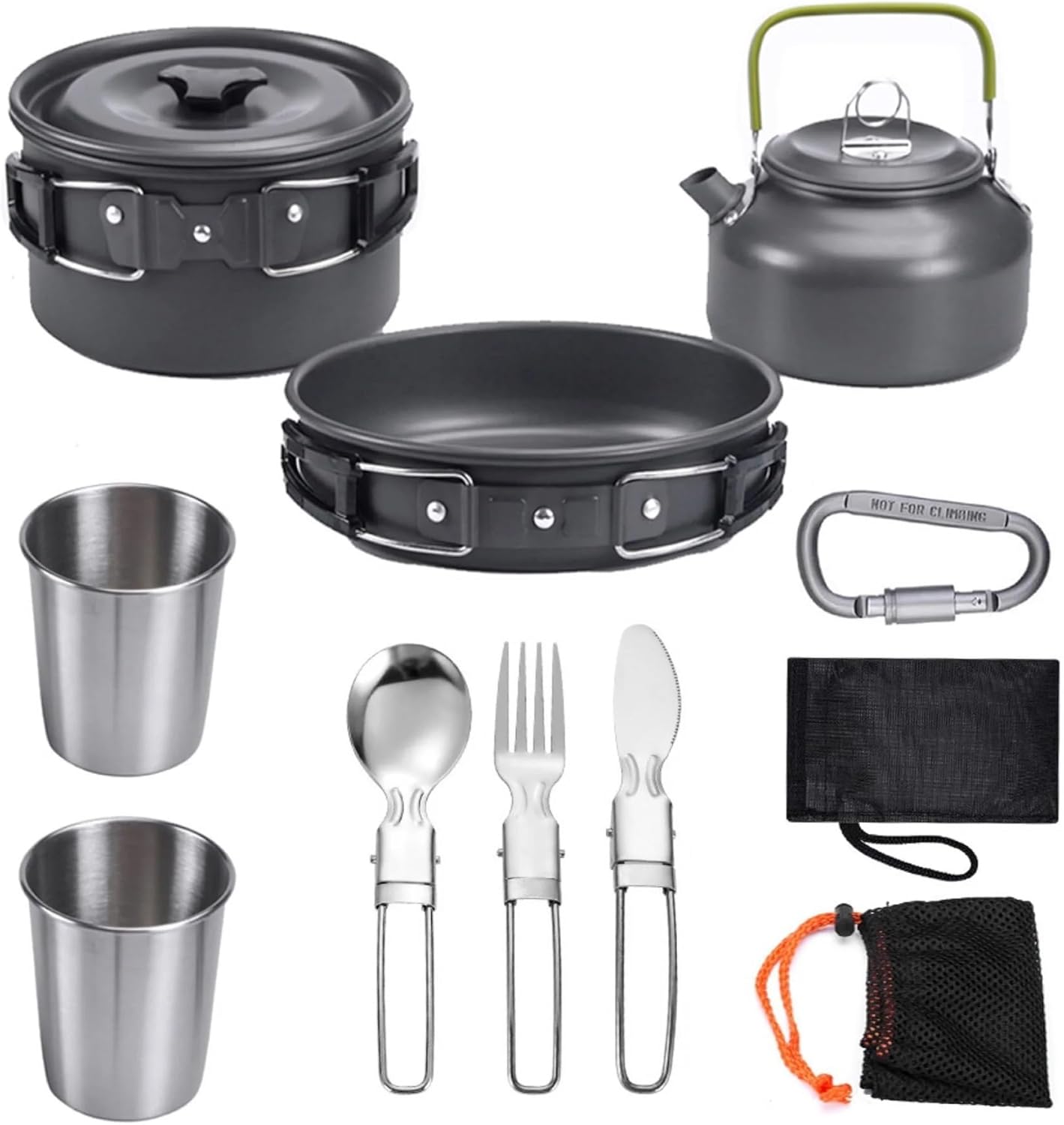 Lightweight Aluminum Camping Cookware Set – Portable Outdoor Gear