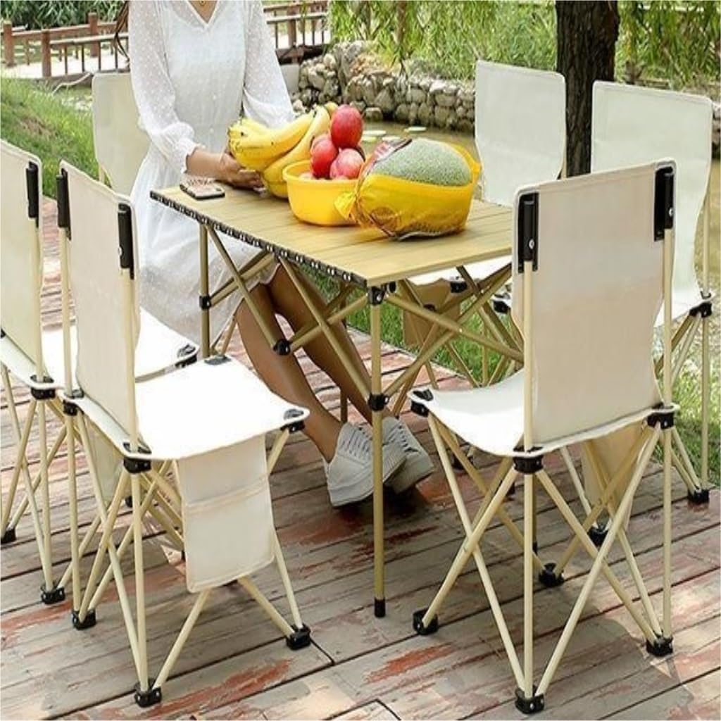 Outdoor Folding Picnic Table Set – Portable Camping Furniture