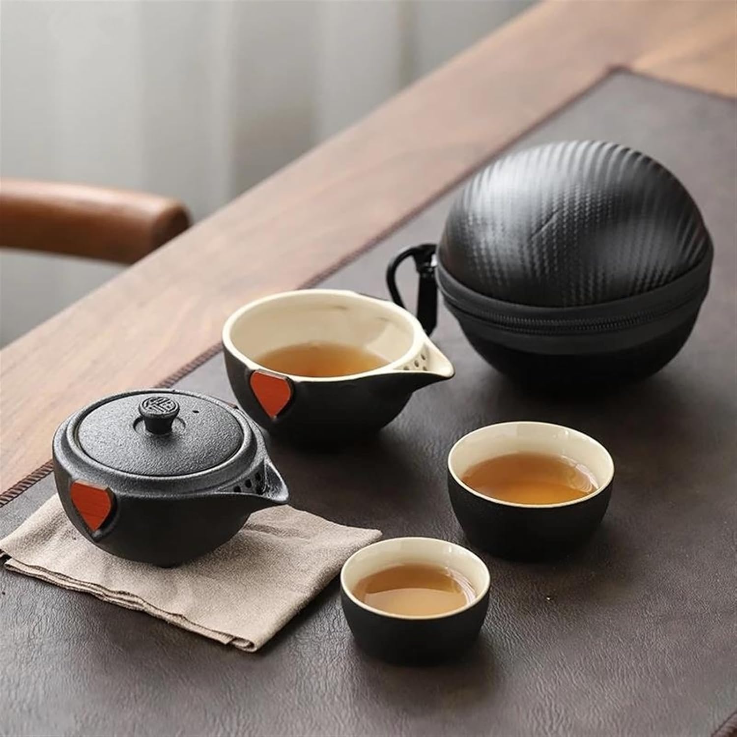 Portable Ceramic Camping Tableware Set – Outdoor Dining Gear