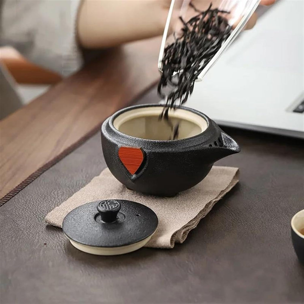 Portable Ceramic Camping Tableware Set – Outdoor Dining Gear