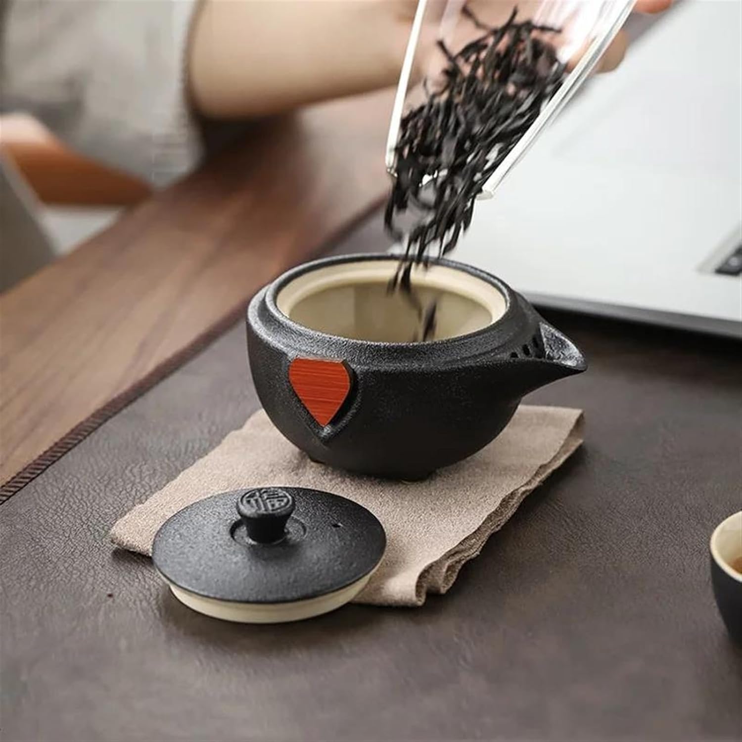 Portable Ceramic Camping Tableware Set – Outdoor Dining Gear